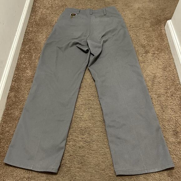Original Ben Davis Twill Work Pants Wide Leg Fits 29x29 Gray C640 Cut Distressed - Picture 9 of 9